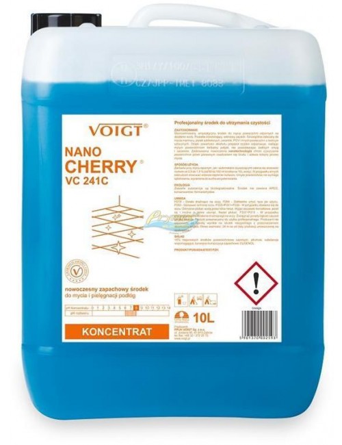 Voigt Nano Cherry VC 241C Koncentrat Zapachowy Środek do Mycia i Pielęgnacji Podłóg 10 L