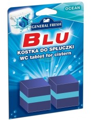 General Fresh Blu Kostka do Spłuczki WC o Zapachu Oceanu 2x 50 g