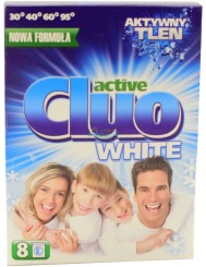 Cluo Active White Proszek Do Prania Białego 600g (8 prań)