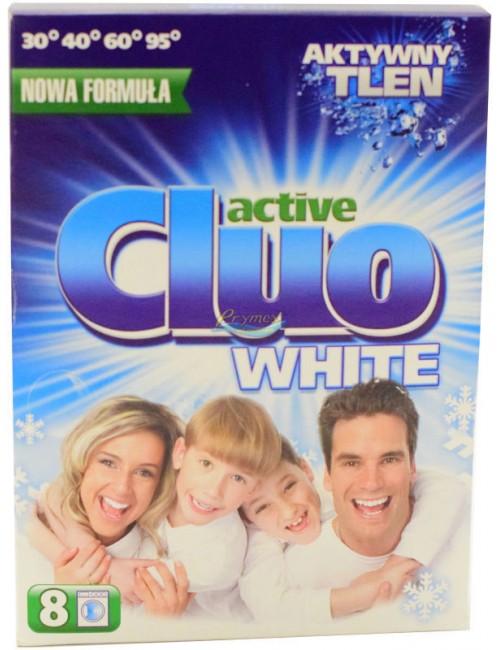 Cluo Active White Proszek Do Prania Białego 600g (8 prań)