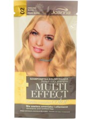 Joanna Multi Efect Color Szamponetka Koloryzująca z Kompleksem Keratynowym 02 Perłowy Blond 35 g