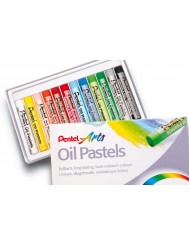 Pastele Olejne Pentel Arts Oil Pastels 12 Kolorów