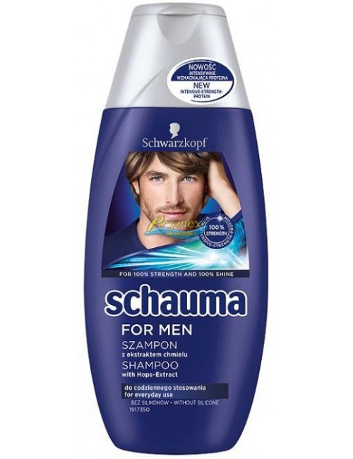 Schauma Men Moc i Objętość 250ml – szampon dla mężczyzn do codziennego stosowania