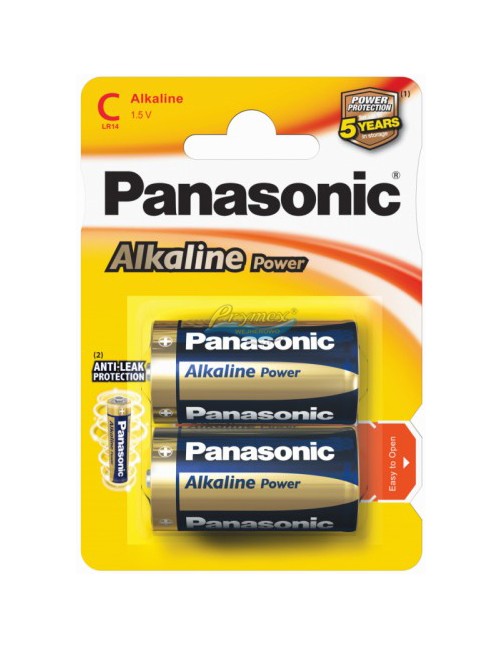 Panasonic Alkaline Power LR14 Baterie Alkaliczne 1,5V 2 szt