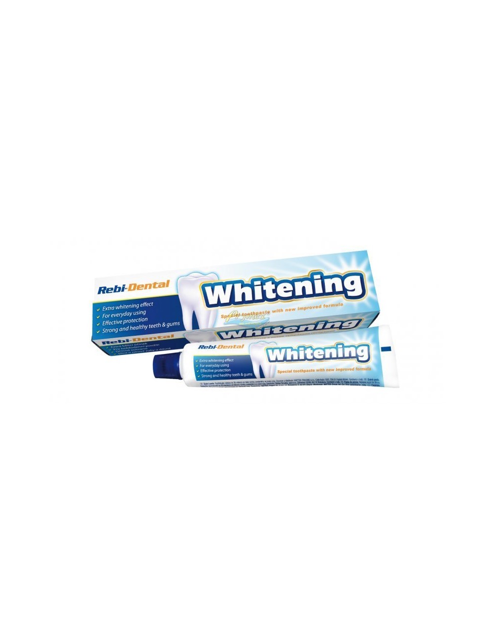 Rebi-dental Whitening Pasta do Zębów 100 g – wybielająca 