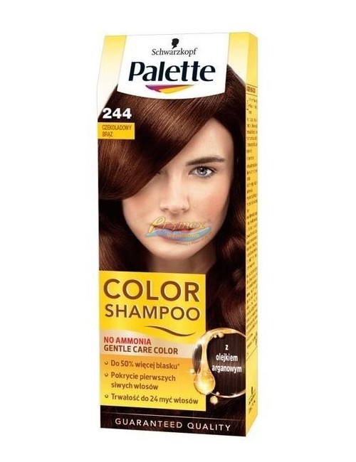 Palette 244 Czekoladowy Brąz - szampon koloryzujący