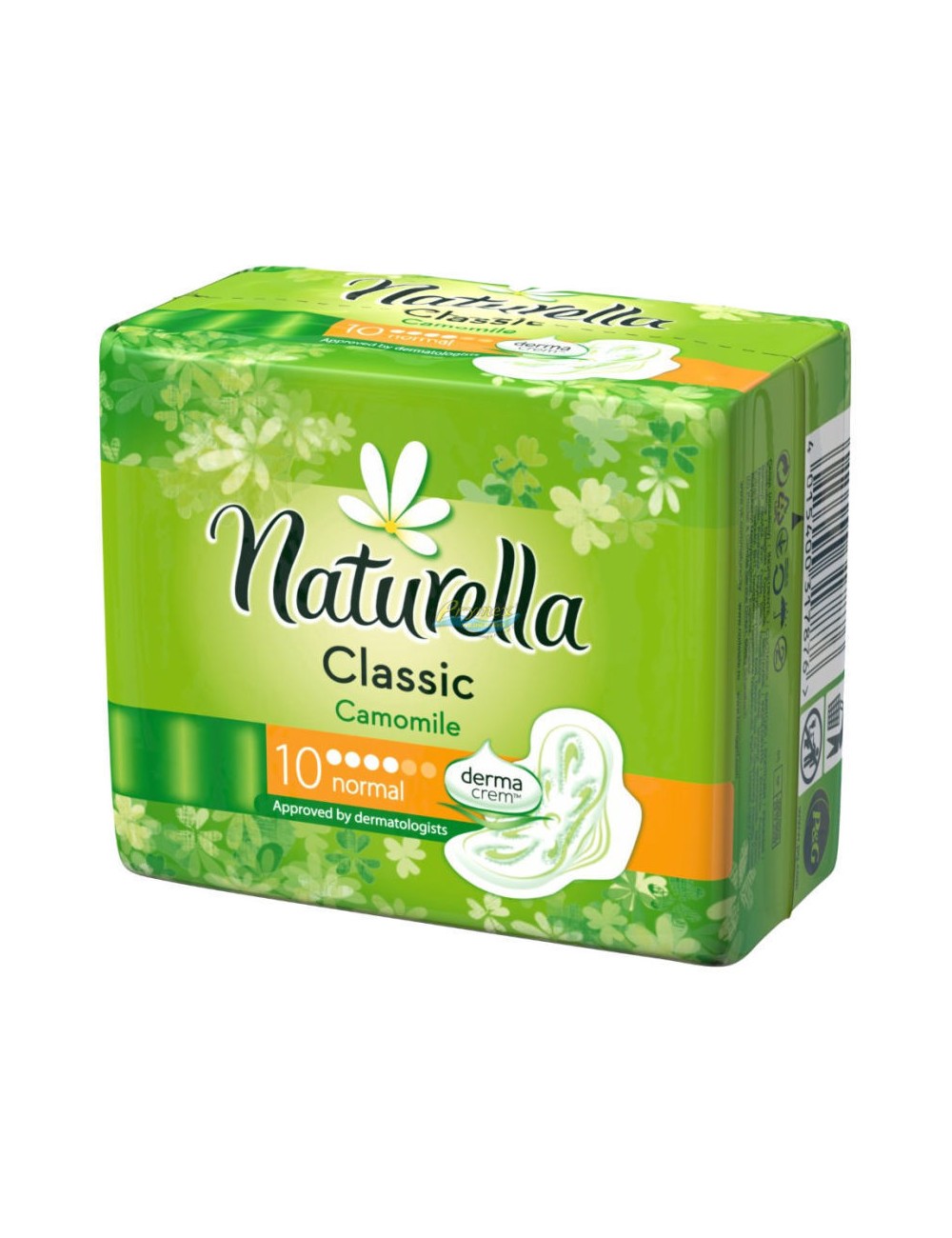 Naturella Classic Normal Camomile 10szt - zapachowe podpaski higieniczne ze skrzydełkami