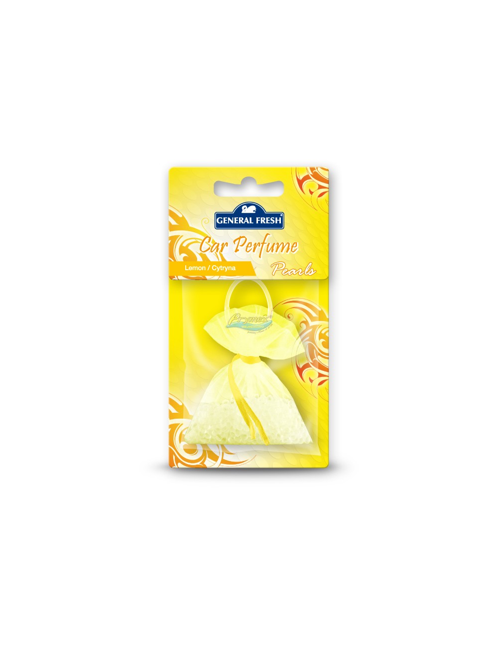 General Fresh Car Perfume Pearls Lemon Samochodowy Odświeżacz Powietrza o Cytrynowym Zapachu 20 g