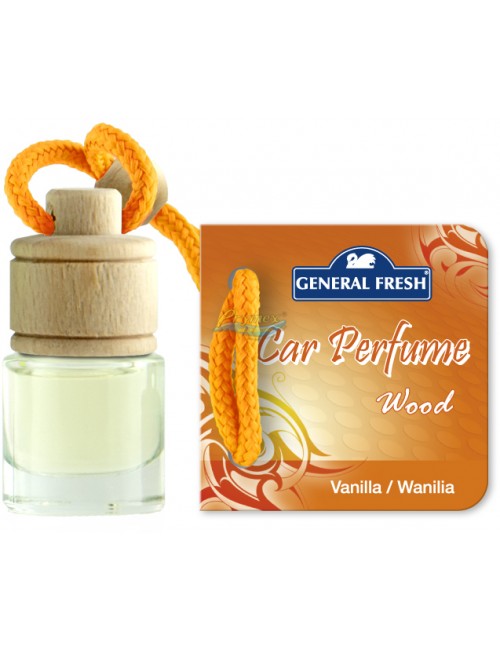 General Fresh Car Perfume Wood Vanilla Samochodowy Odświeżacz Powietrza o Zapachu Wanilii 5 ml