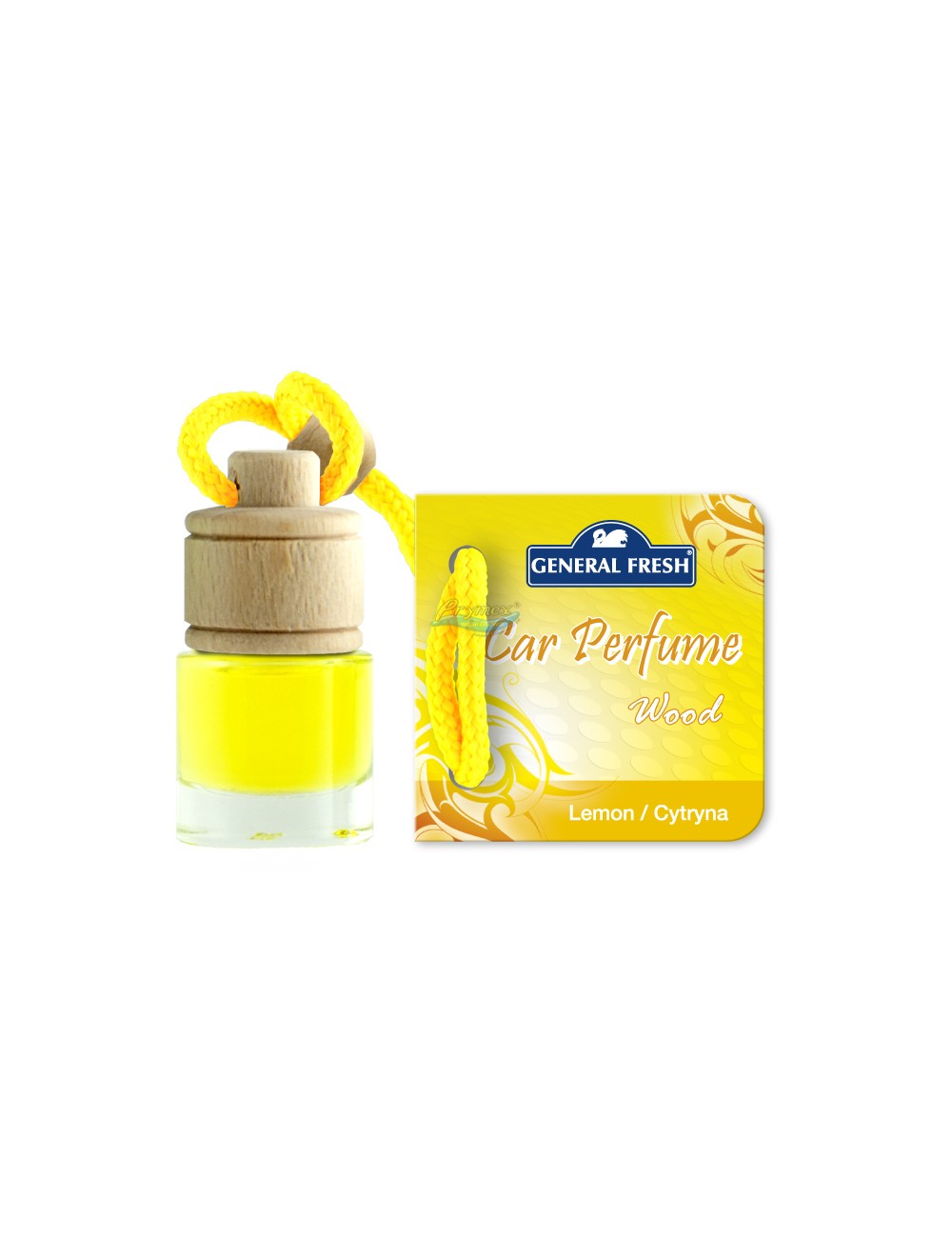 General Fresh Car Perfume Wood Lemon Samochodowy Odświeżacz Powietrza o Cytrynowym Zapachu 5 ml