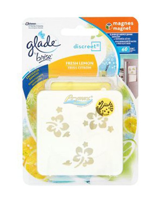 Glade Brise Discreet Fresh Lemon Odświeżacz Powietrza z Magnesem 8 g