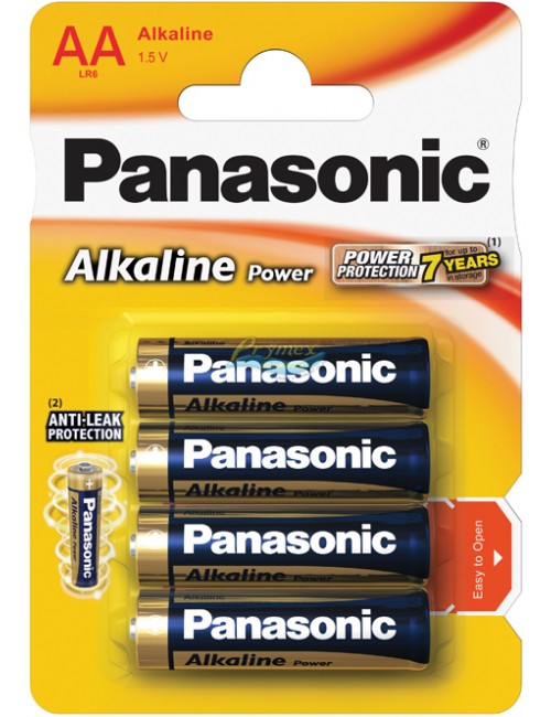 Panasonic Baterie AA LR6 Alkaliczne 1,5V 4 szt