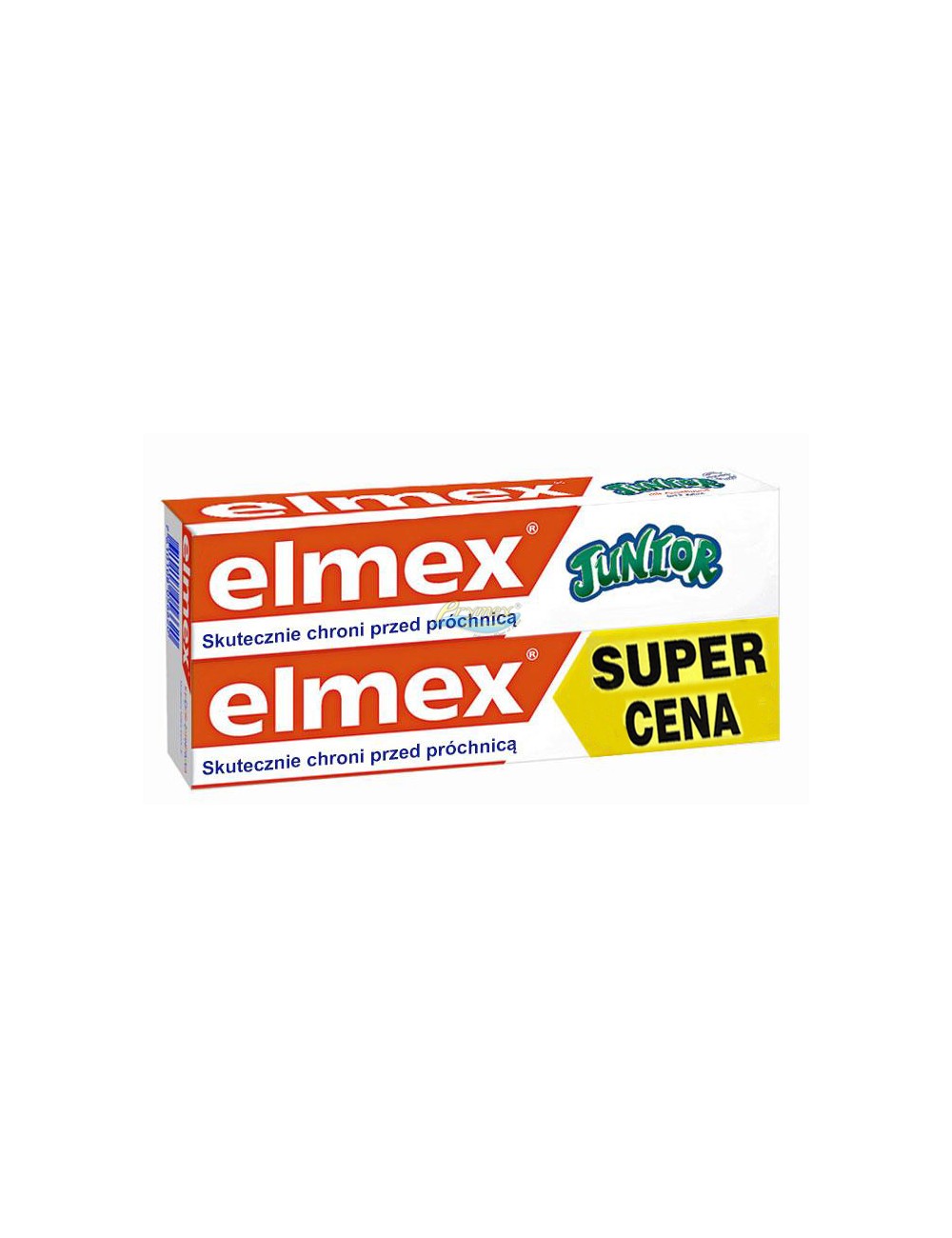 Elmex Junior Pasta do Zębów dla Dzieci z Aminofluorkiem 6-12 lat 2x 75 ml