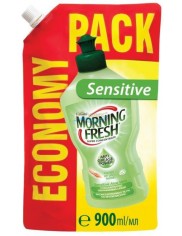 Morning Fresh Sensitive Aloe Vera Skoncentrowany Płyn do Mycia Naczyń 900 ml – ekstraktem z aloesu