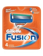 Gillette Fusion Wkład Wymienny do Maszynki do Golenia dla Mężczyzn 4 szt