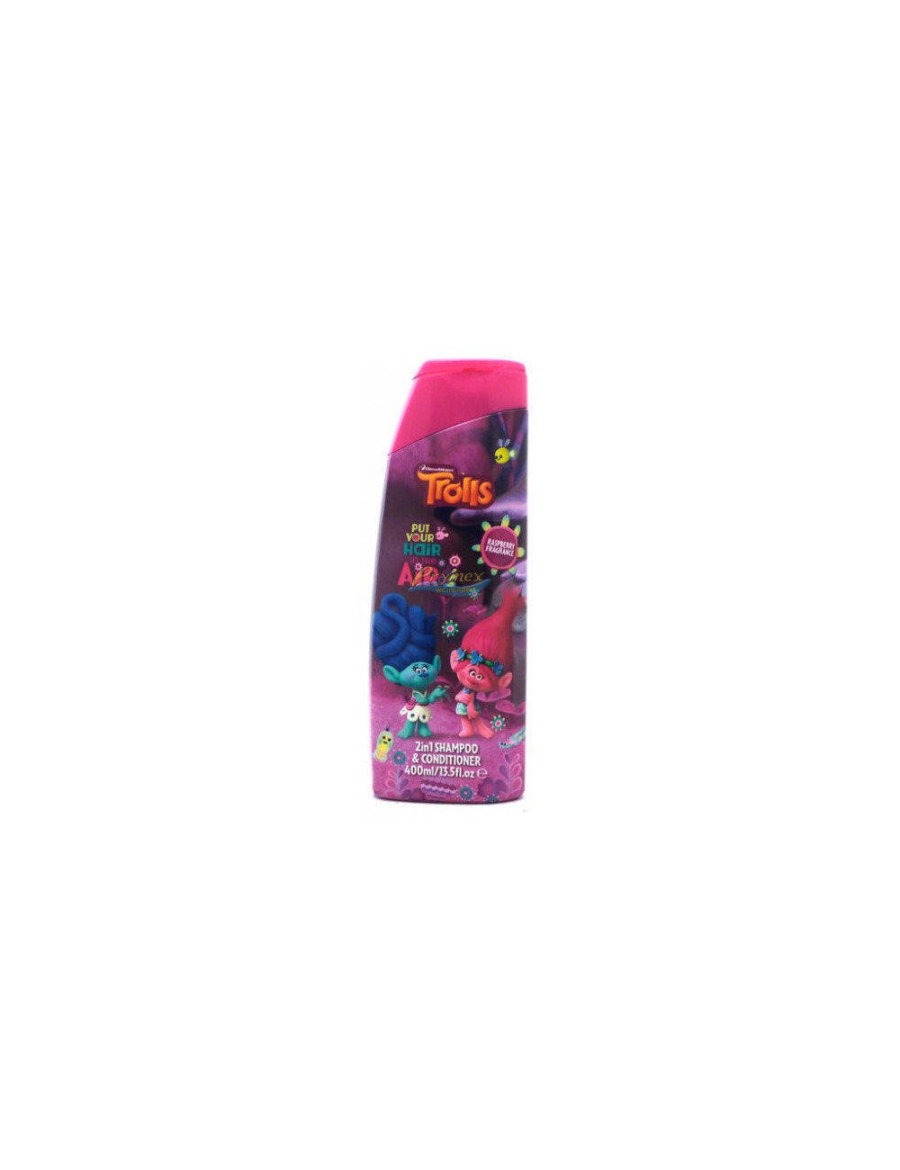 Trolls 2-in-1 Raspberry Fragrance 400ml – szampon i odżywka