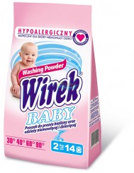Wirek Baby Proszek do Prania Bielizny oraz Odzieży Niemowlęcej i Dziecięcej 2 kg – hypoalergiczny 