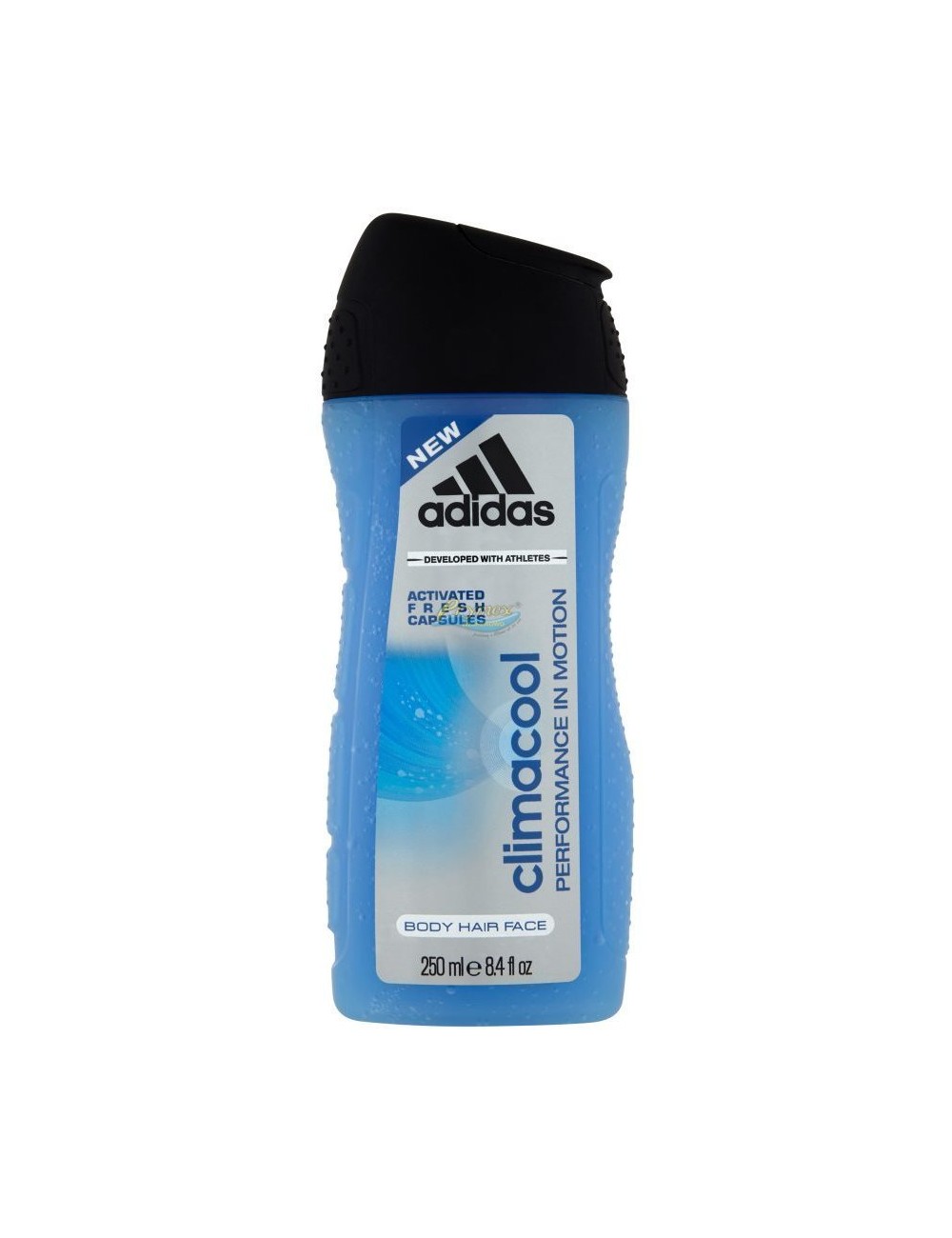 Adidas Climacool 3-w-1 Żel pod Prysznic dla Mężczyzn do Ciała Włosów i Twarzy 250 ml
