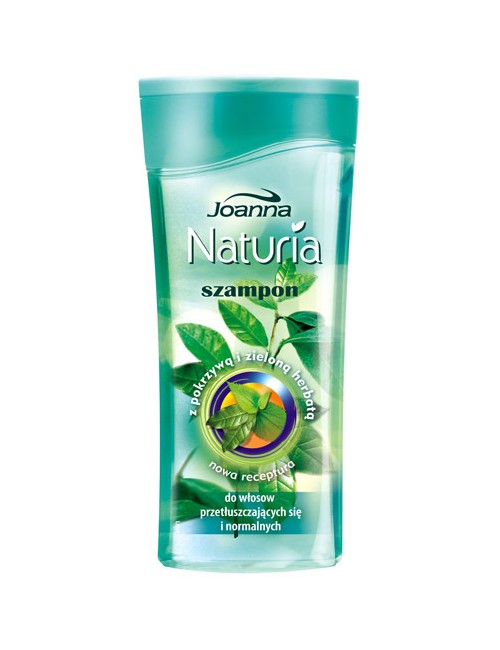 Joanna naturia szampon z pokrzywą i zieloną herbatą do włosów przetłuszczających się i normalnych 200ml