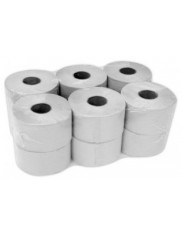 Jumbo Papier Toaletowy Szary (12 rolek) –  1-warstwowy