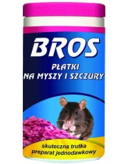 Bros Płatki Na Myszy 250g – preparat do zwalczania gryzoni