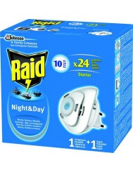Raid Night & Day Urządzenie + Zapas – elektrofumigator na muchy, komary i mrówki