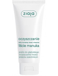 Ziaja Oczyszczanie Liście Manuka 75ml – pasta do głębokiego oczyszczania twarzy