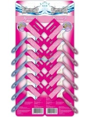 Wilkinson Xtreme-3 Beauty Paletka 12szt – jednoczęściowe maszynki do golenia dla kobiet z paskiem nawilżającym