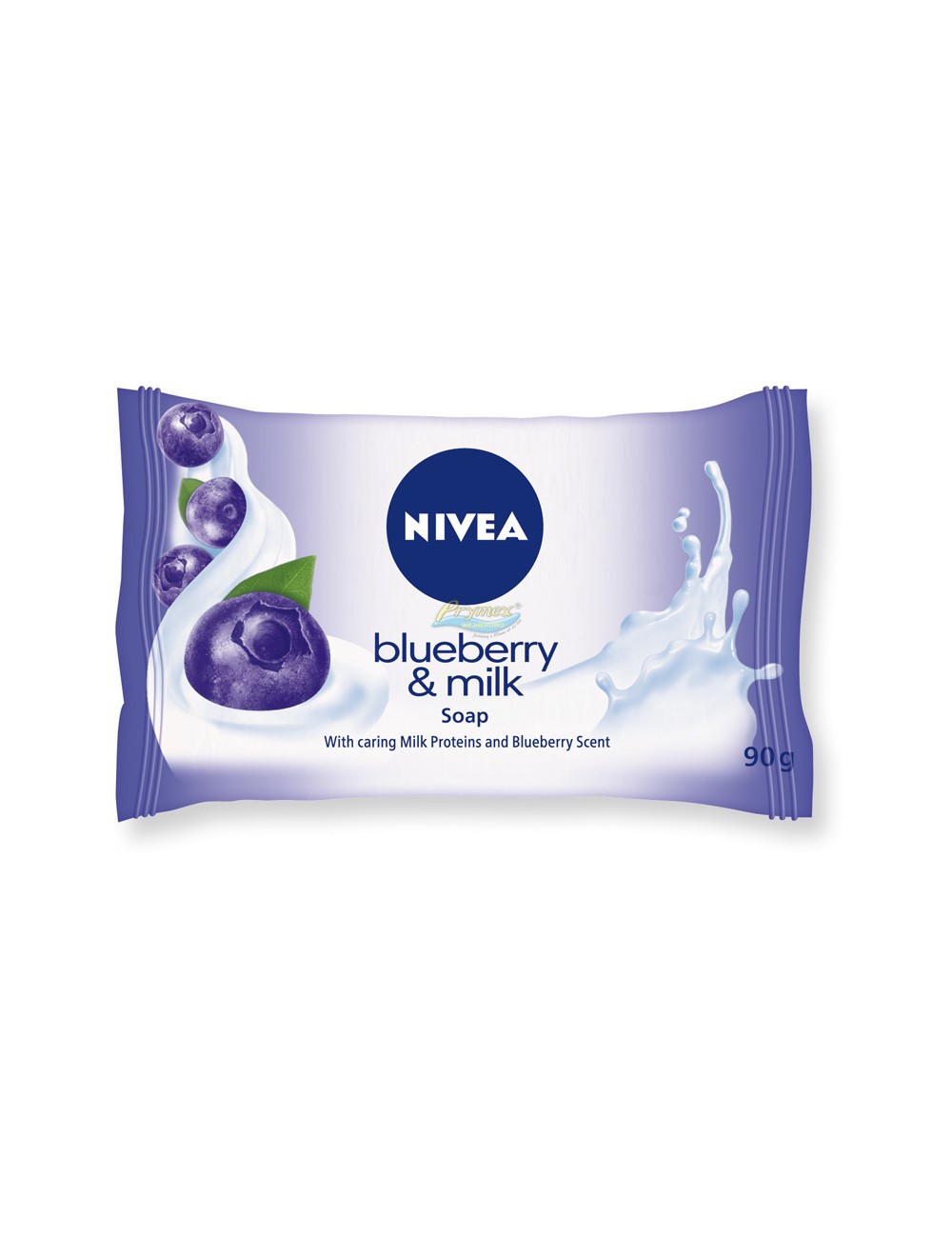Nivea Blueberry & Milk 90g – mydło w kostce z ekstraktem z jagód i proteinami mleka