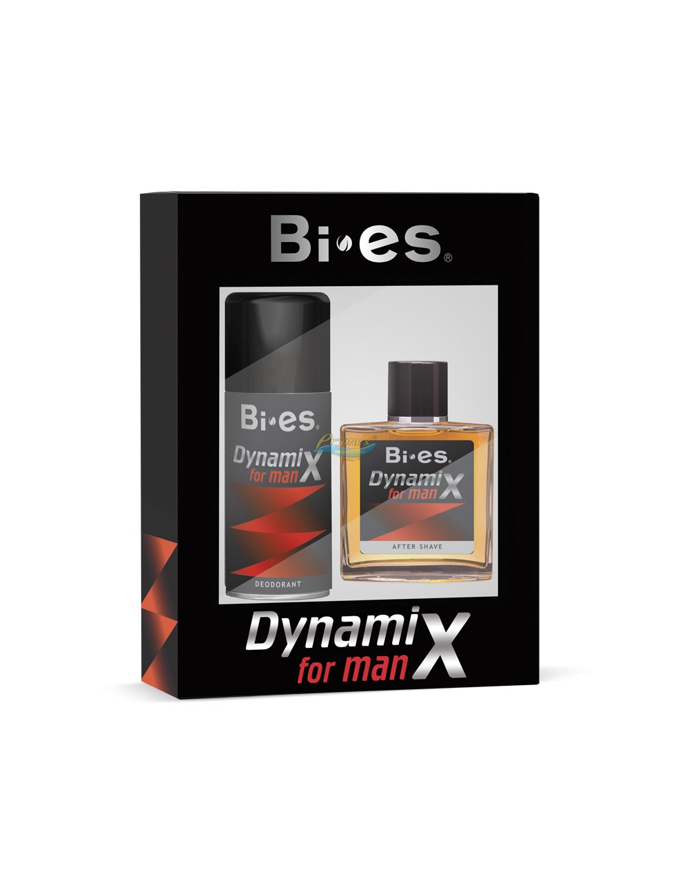Bi-Es Dynamix Zestaw Męski – dezodorant spray 150ml + płyn po goleniu 100ml