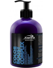 Joanna Professional Color Boost Complex Szampon Rewitalizujący Kolor 500 g – nadaje chłodny popielaty odcień i blask
