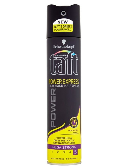 Taft Power Express Mega Strong 5 Lakier do Włosów Megamocny 250 ml