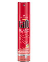 Taft Glanz Haarspray Ultra Stark 4 Niemiecki Lakier do Włosów Super Mocny 250 ml