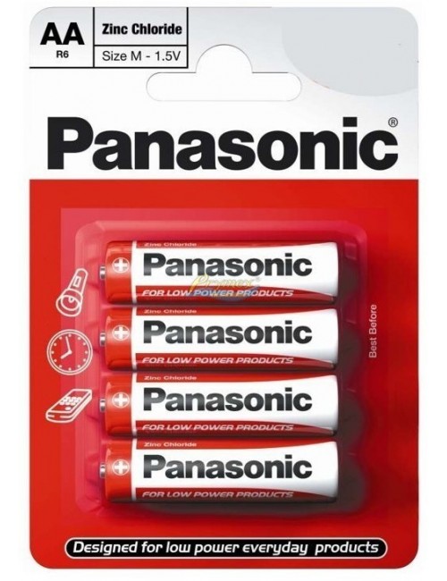 Panasonic Baterie AA 1.5V R6 4 szt