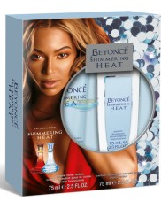 Beyonce Shimmering Heat Zestaw dla Kobiet Dezodorant w Naturalnym Sprayu 75 ml + Balsam do Ciała 75 ml
