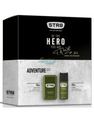 STR8 Hero Adventure Zestaw dla Mężczyzn Woda Toaletowa 50 ml + Dezodorant w Aerozolu 150 ml