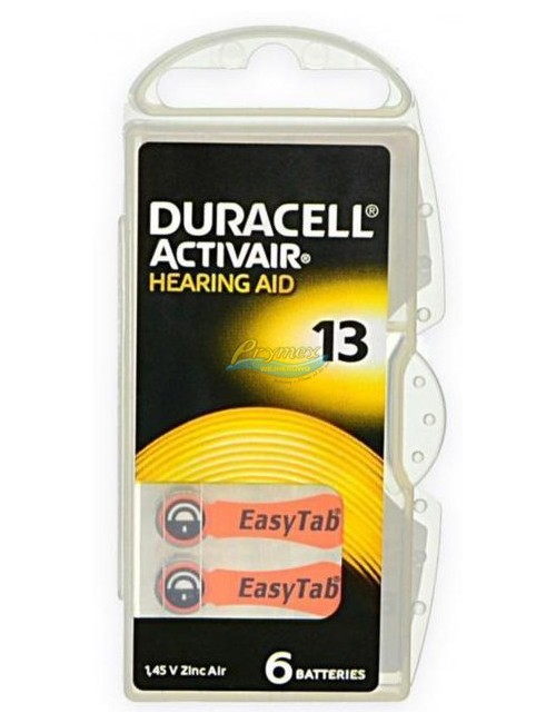 Duracell Activair Baterie Słuchawkowe 13 6 szt 
