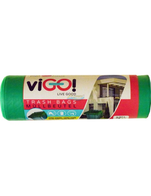 Vigo Zielone Worki na Śmieci LDPE (120 litrów) 7 szt