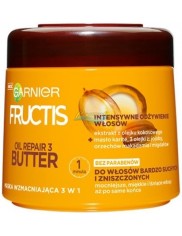 Fructis Oil Repair 3 Butter Maska Wzmacniająca do Włosów Bardzo Suchych i Zniszczonych  300 ml