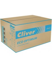 Cliver Eco Optimum Ręczniki Zielone ZZ Składane Typu V (4000 listków) 