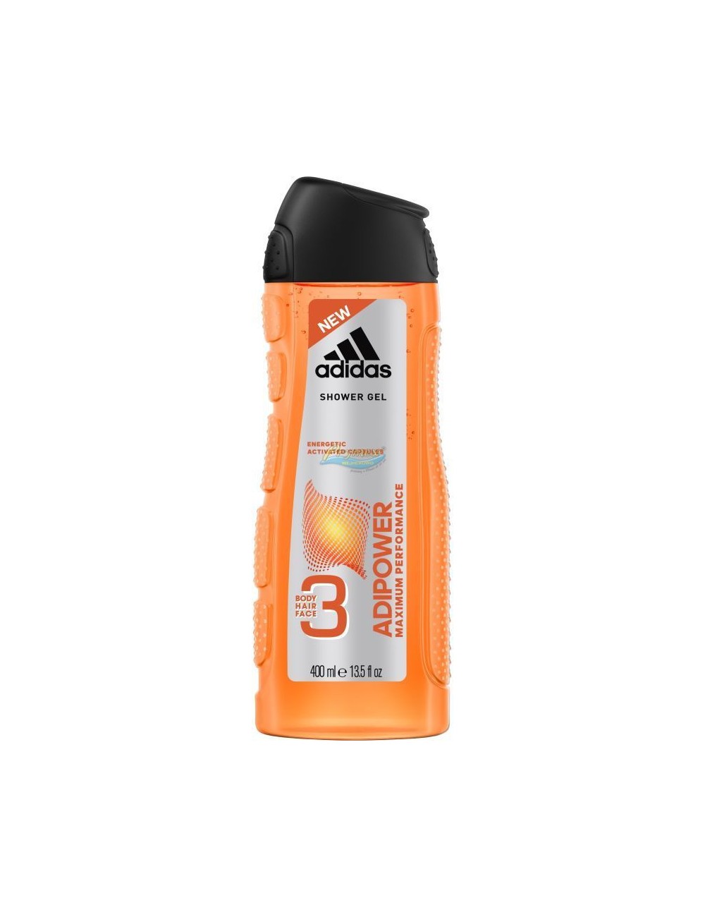 Adidas Adipower 3-w-1 Męski Żel pod Prysznic do Ciała Włosów i Twarzy 400 ml
