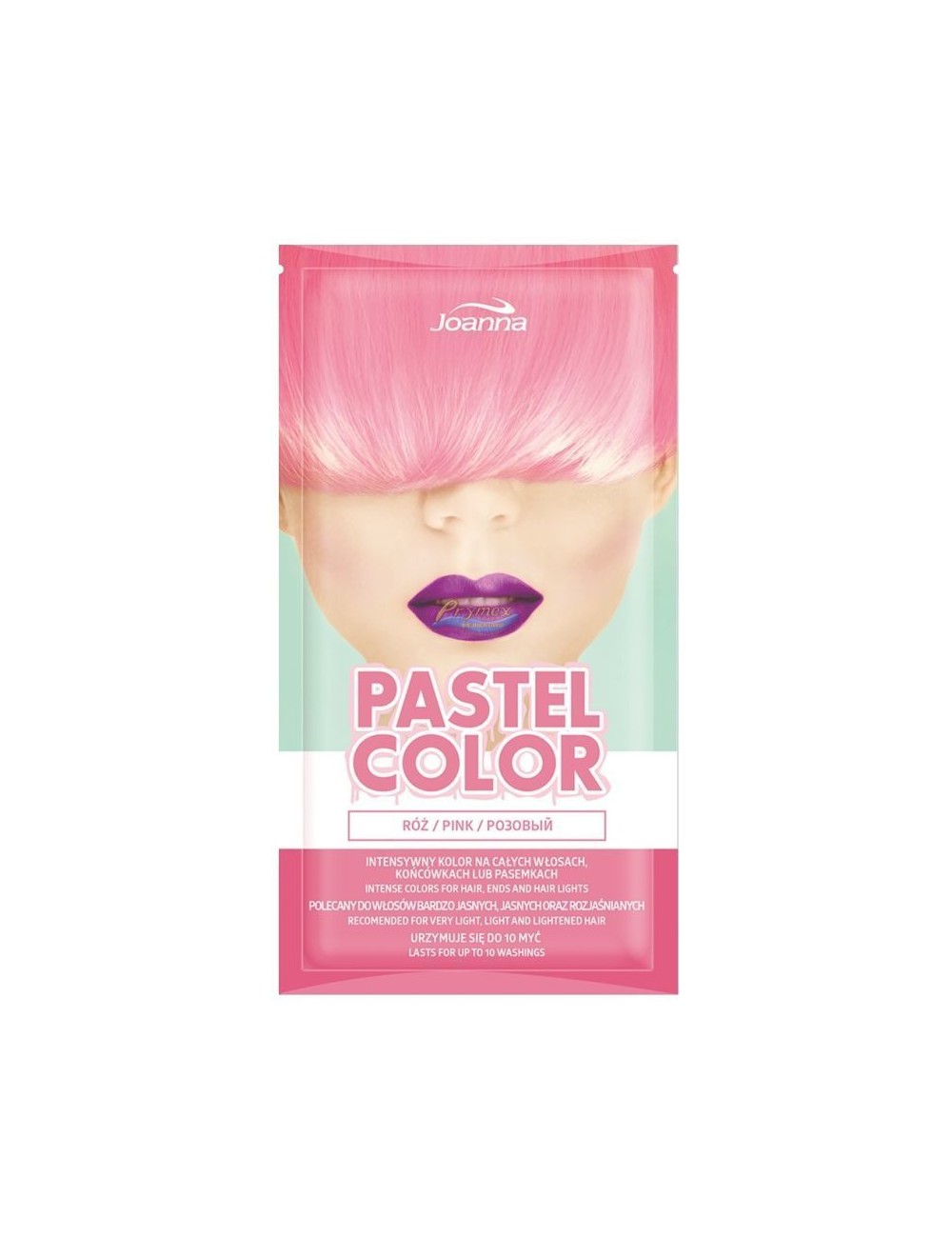 Joanna Pastel Color Róż Szamponetka Koloryzująca do Włosów 35 g
