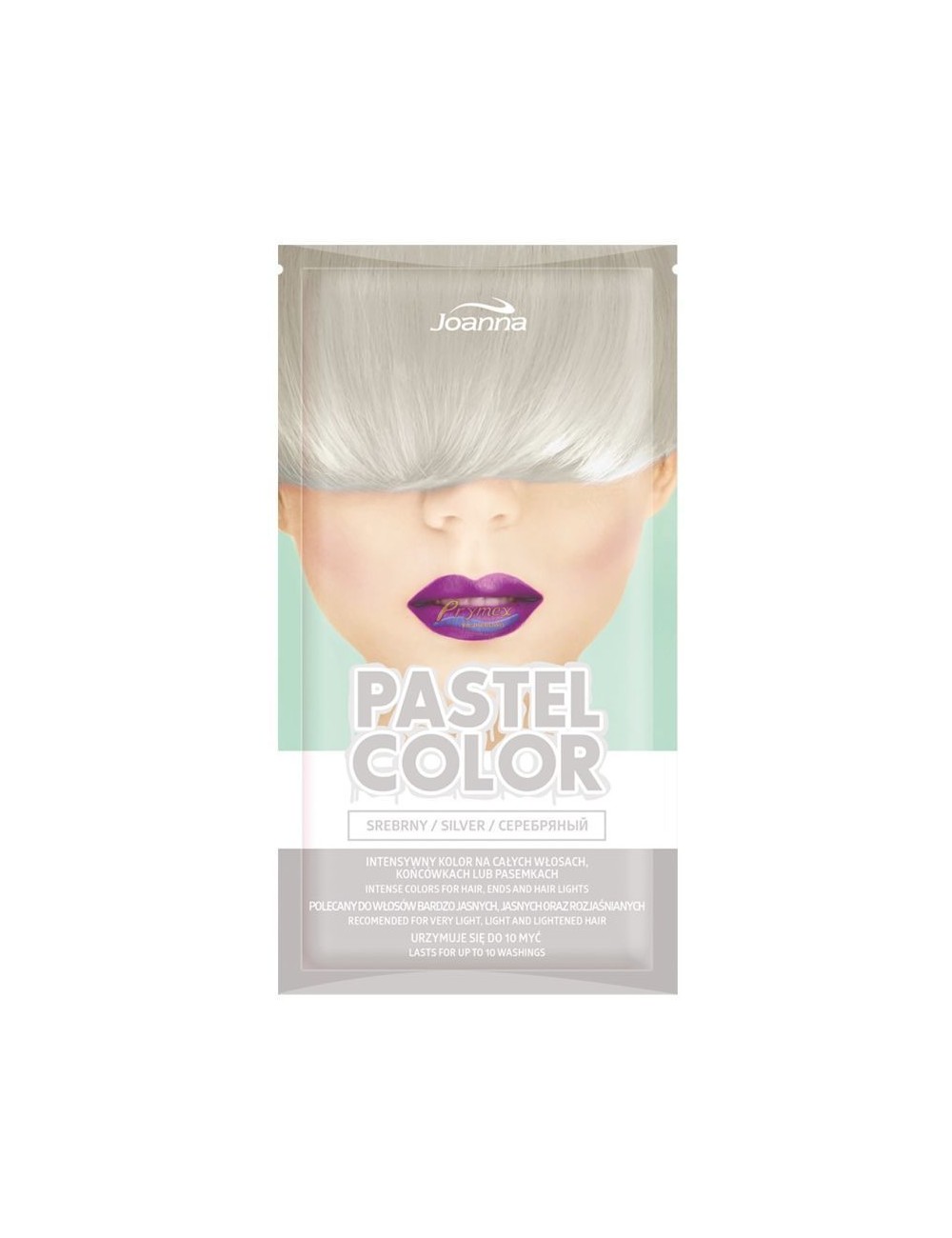 Joanna Pastel Color Srebrny Szamponetka Koloryzująca do Włosów 35 g