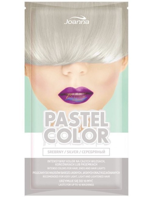 Joanna Pastel Color Srebrny Szamponetka Koloryzująca do Włosów 35 g