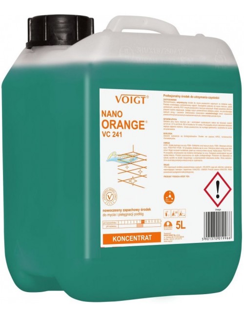 Voigt Nano Orange VC 241 Nowoczesny Zapachowy Środek do Mycia i Pielęgnacji Podłóg 5 L