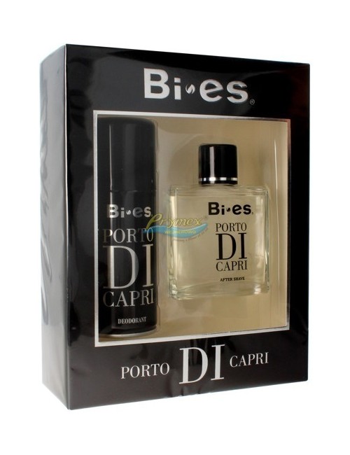 Bi-es Porto Di Capri Zestaw dla Mężczyzn – Płyn po Goleniu 100 ml + Dezodorant w Aerozolu 150 ml