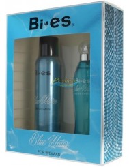 Bi-es Blue Water Zestaw dla Kobiet – Woda Perfumowana 100 ml + Dezodorant w Aerozolu 150 ml