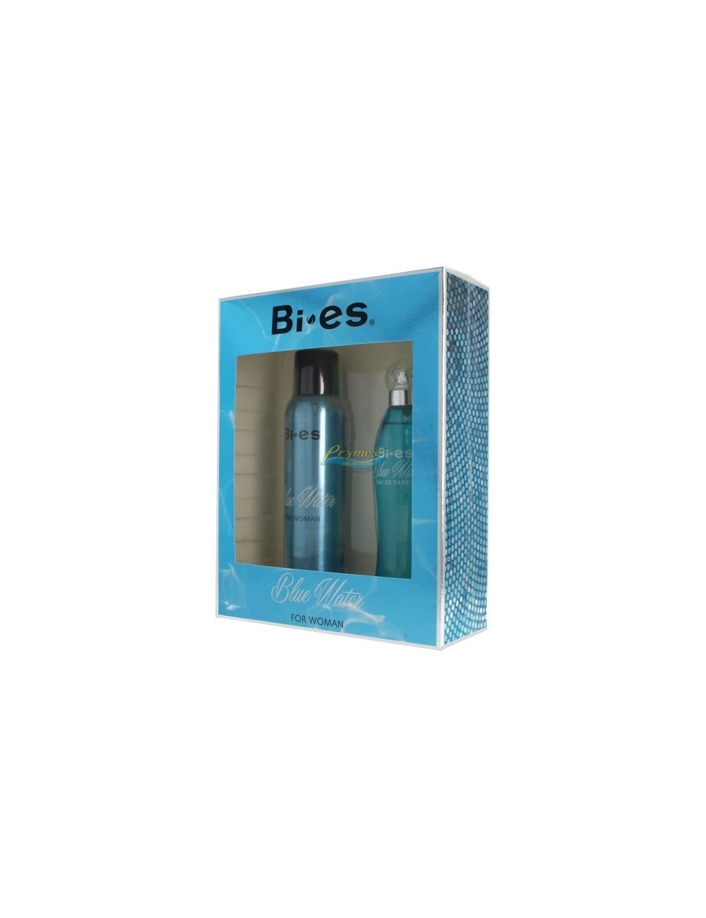 Bi-es Blue Water Zestaw dla Kobiet – Woda Perfumowana 100 ml + Dezodorant w Aerozolu 150 ml