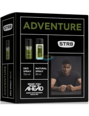 STR8 Adventure Zestaw dla Mężczyzn – Dezodorant w Aerozolu 150 ml + Dezodorant Natural Spray 85 ml