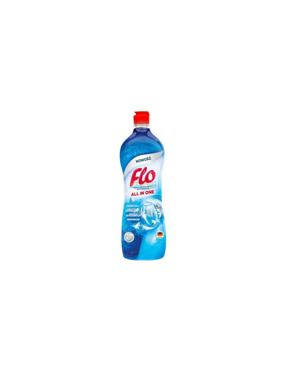 Flo All-in-One Płyn Nabłyszczający do Zmywarek 800 ml